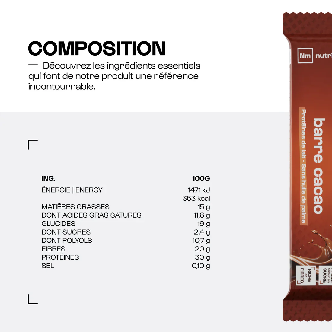 Barres Protéine & Collagène - Nutrimuscle – Image 3