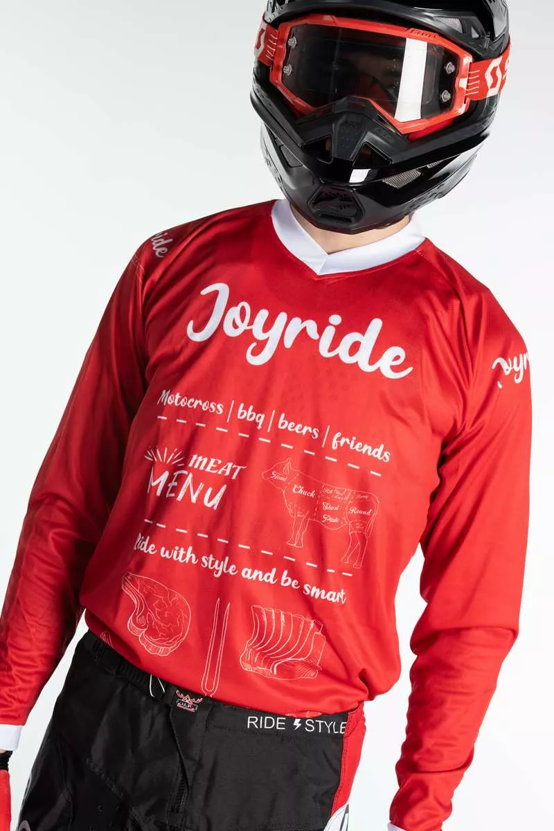Maillot motocross Jersey Butcher – Rouge – Image 3