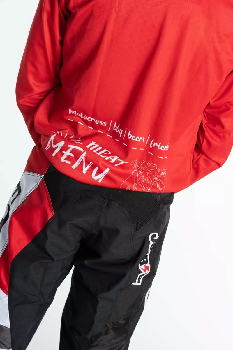 Maillot motocross Jersey Butcher – Rouge – Image 5