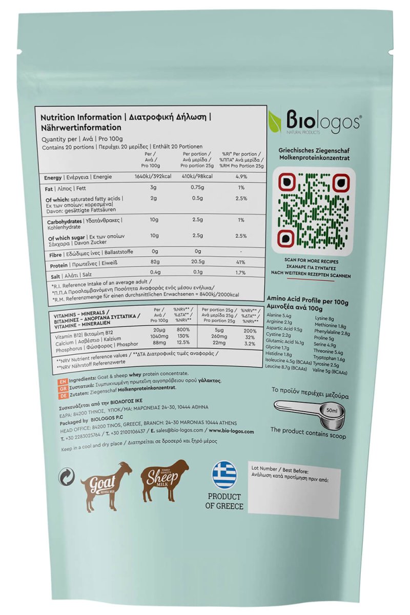 Sheep & Goat Whey Protein - Biologos – Image 2