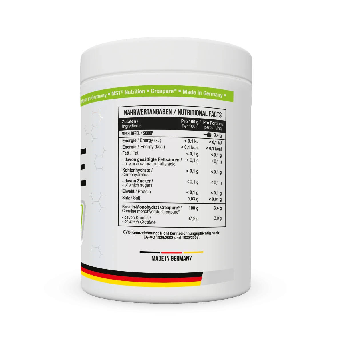 Creatine Pro Creapure® - MST Nutrition – Image 2