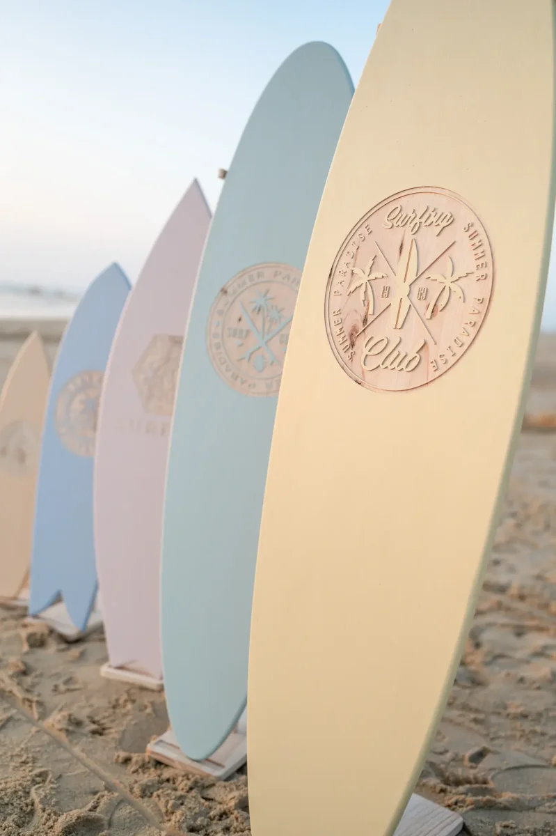 Planche de surf décorative à personnaliser