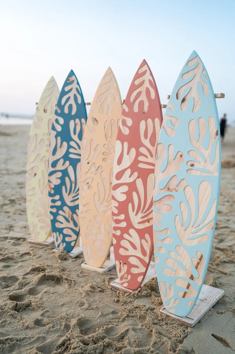 Planche de surf décorative « Corail »
