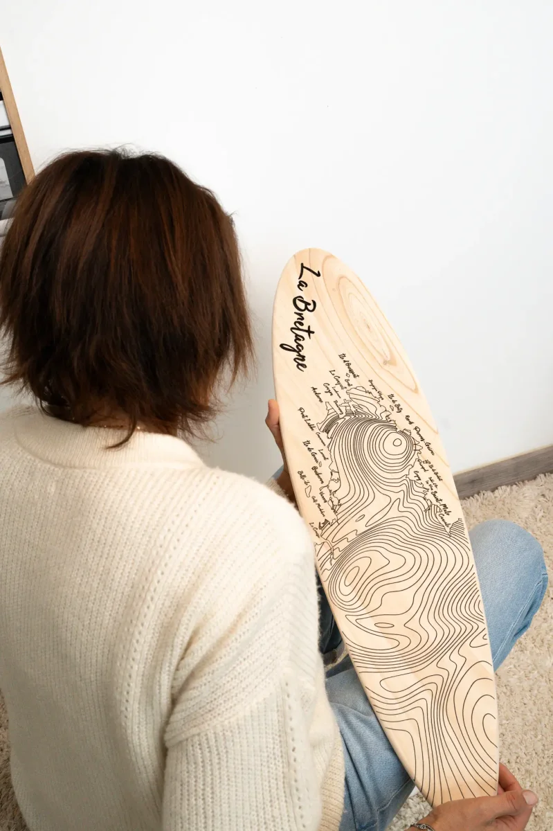 Planche de surf « Bretagne » – Image 3
