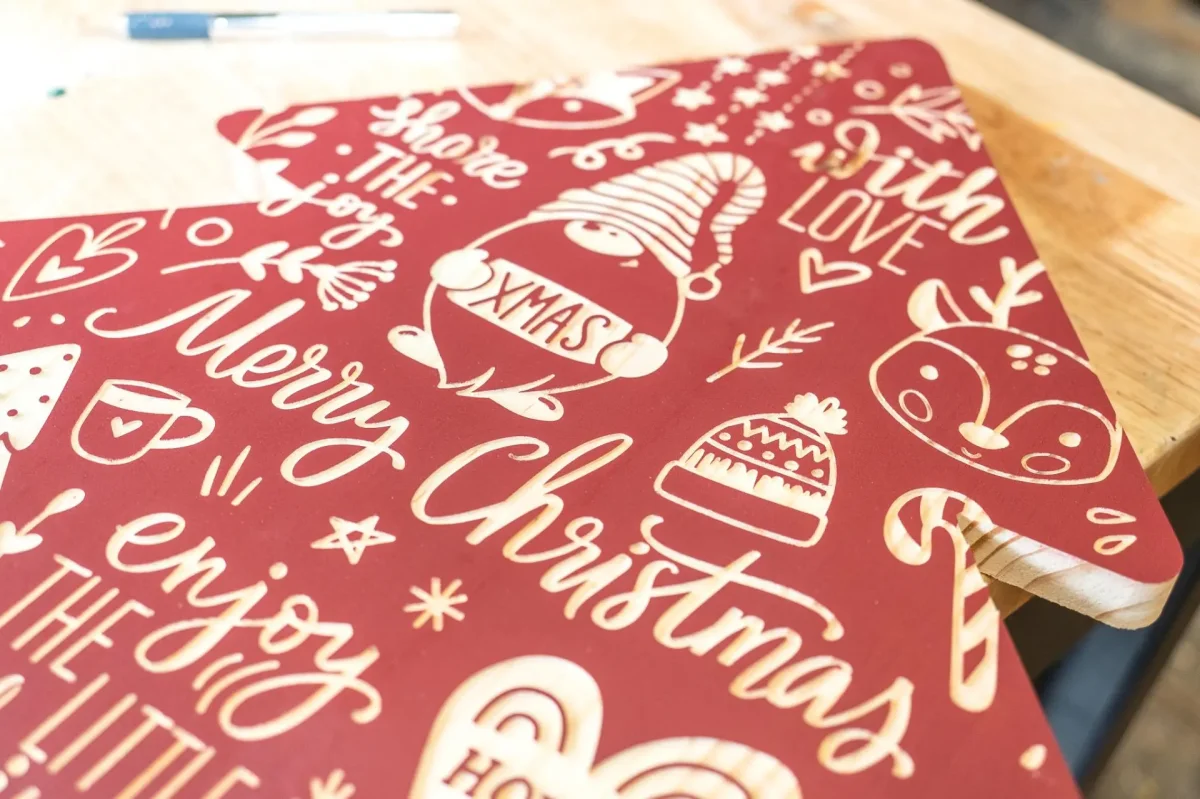 Sapin de noël en bois – Image 3