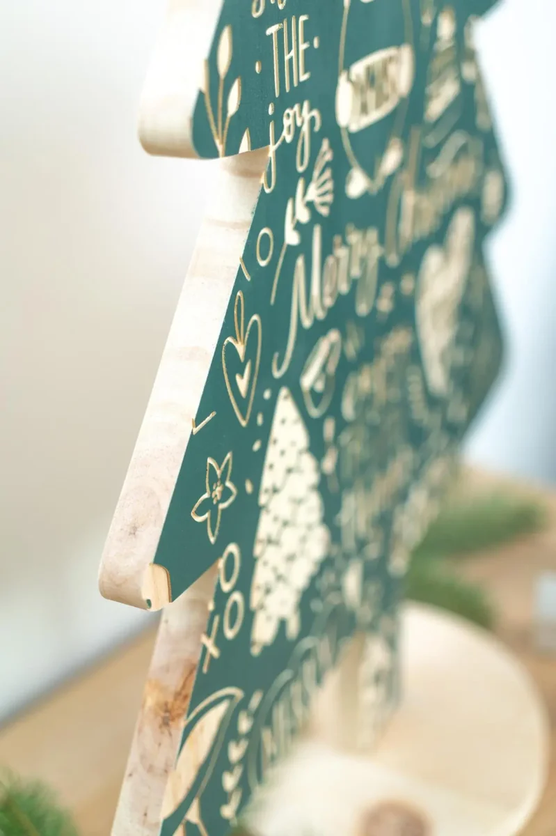 Sapin de noël en bois – Image 5