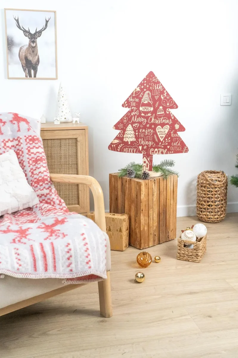 Sapin de noël en bois – Image 7