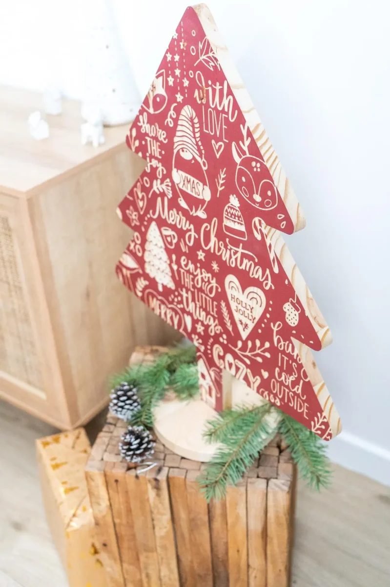 Sapin de noël en bois – Image 8