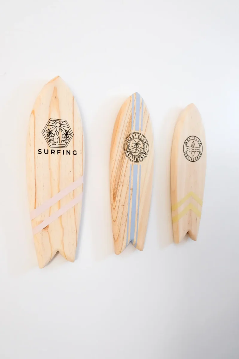 Planche de surf décorative à personnaliser « Salin »