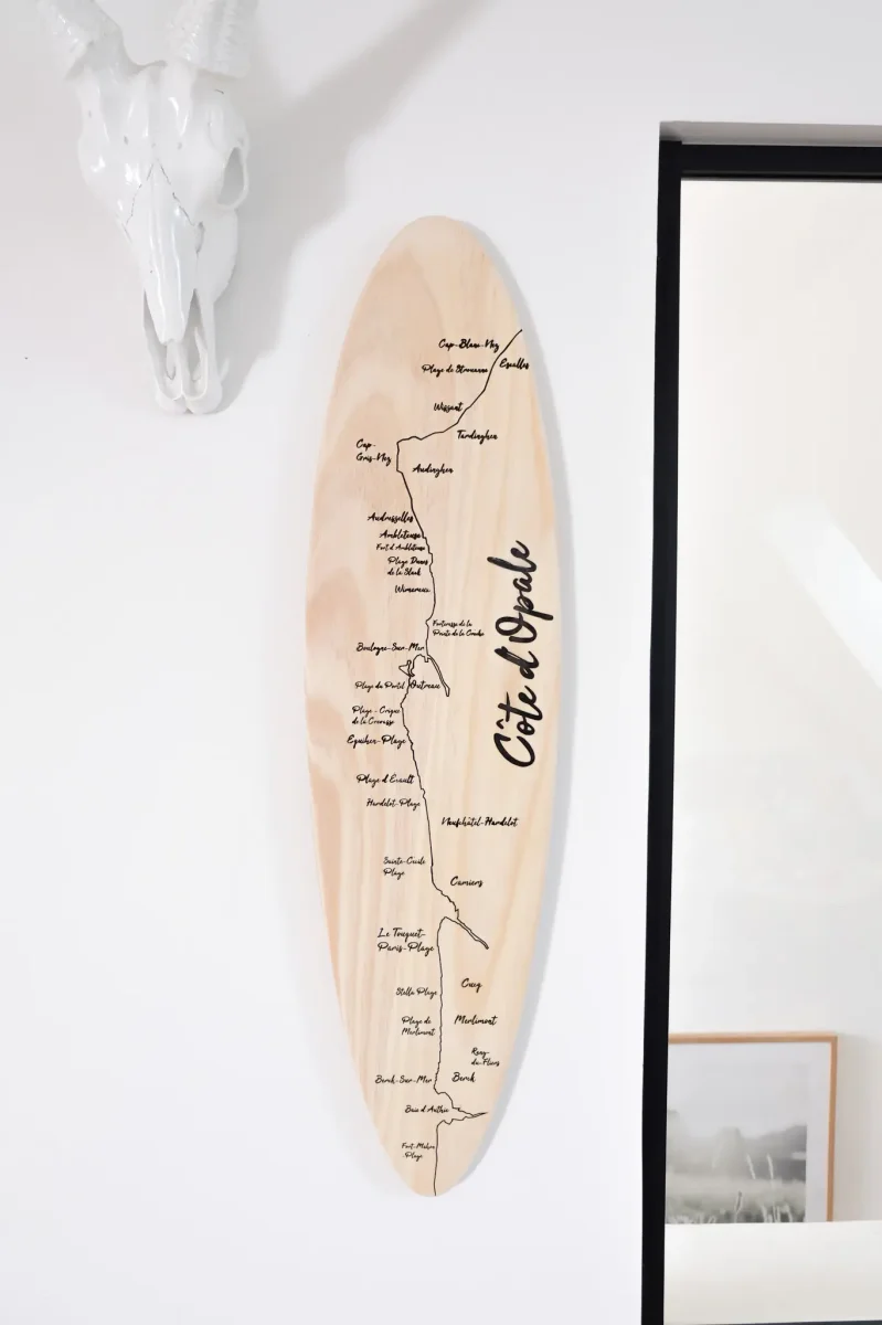 Planche de surf « Côte d’Opale »