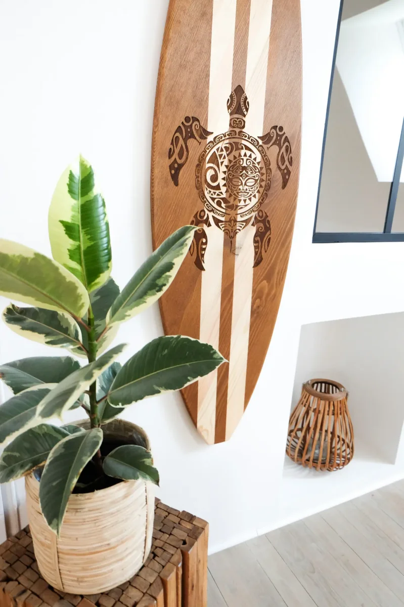 Planche de surf décorative « Anse Dufour » – Image 4