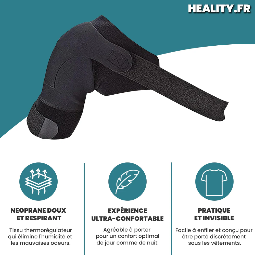 Épaulière Compression pour Tendinite et Coiffe des Rotateurs – Image 4