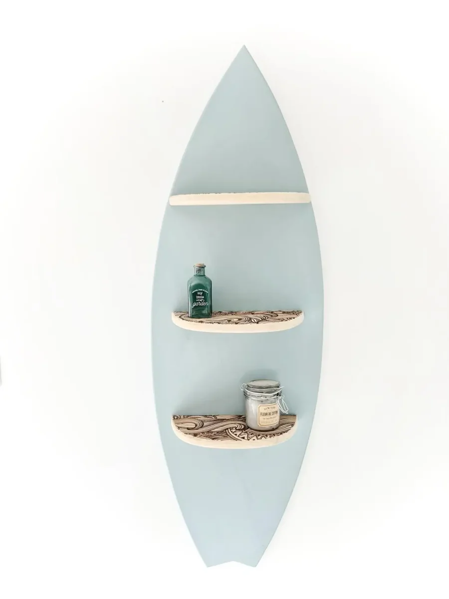 Étagère planche de surf déco « Aloha »