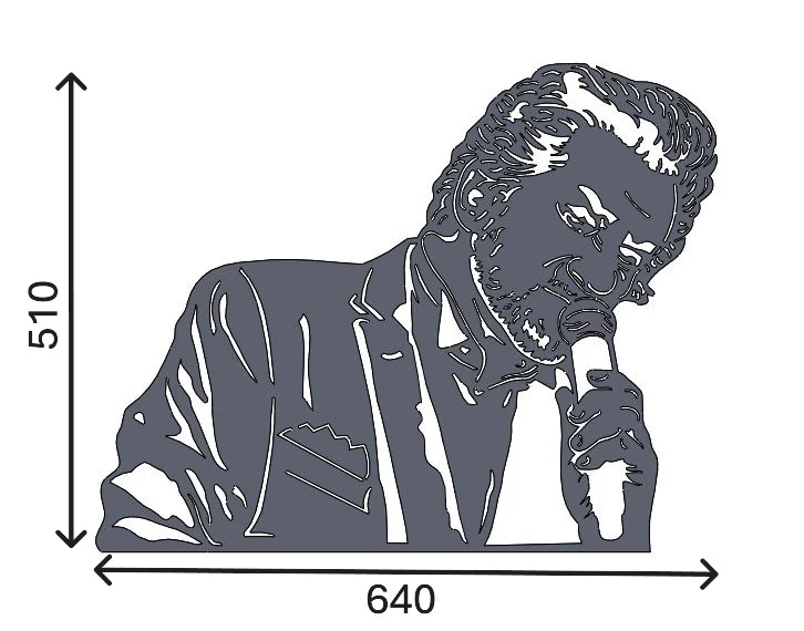 Plaque murale Eddy Mitchell