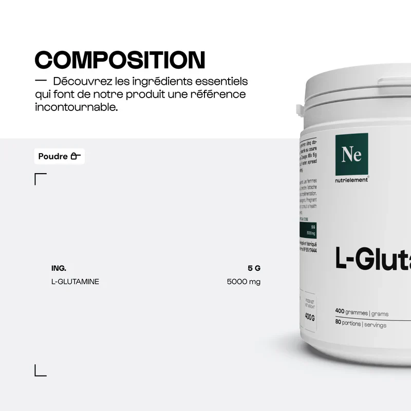 L-Glutamine en Poudre - Nutrimuscle – Image 3