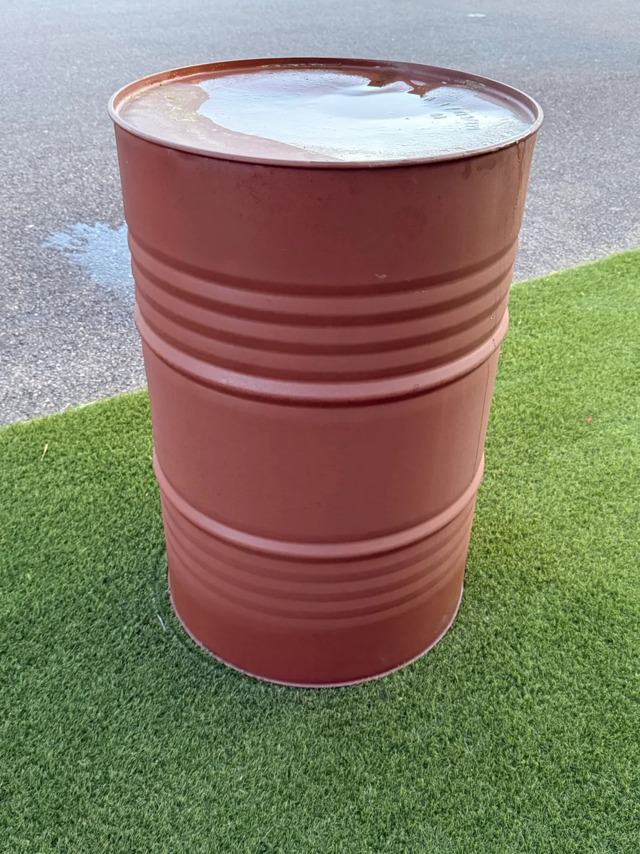 Fût Tonneau ROUILLE RAL COULEUR ROUILLE