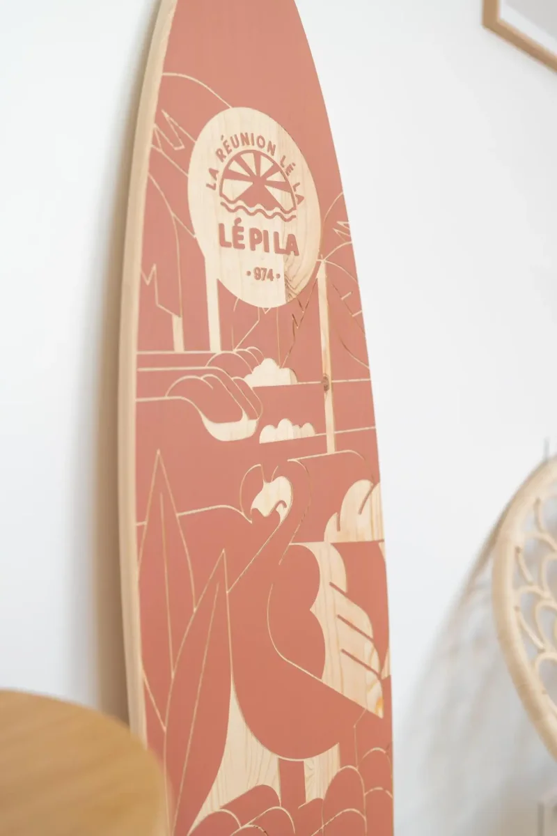 Planche de surf « La Réunion Léla » – Image 3
