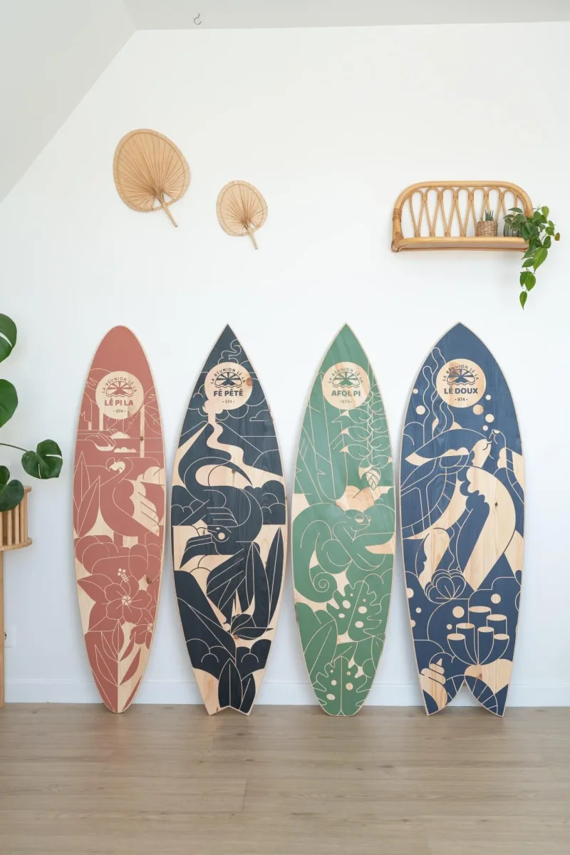 Planche de surf « La Réunion Léla » – Image 7