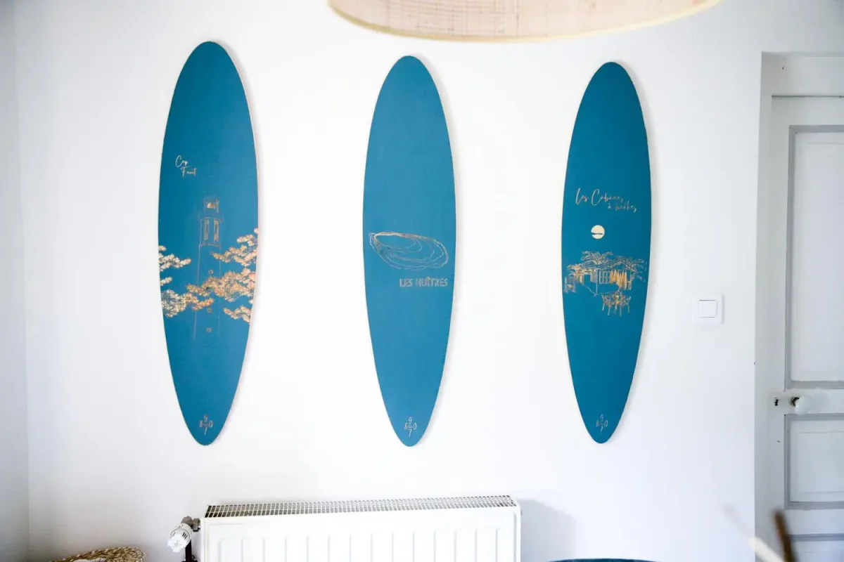 Planche de surf décorative « Bord de mer » – Image 3