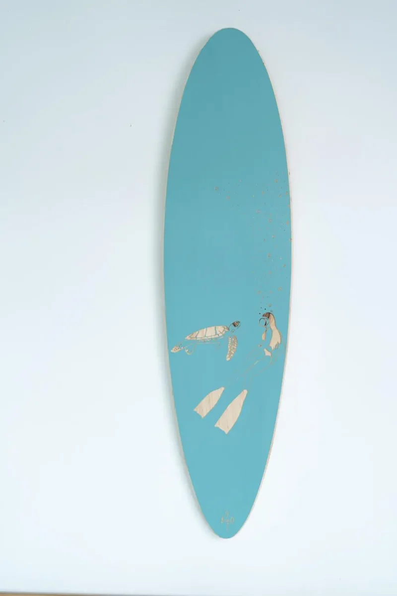 Planche de surf déco « Plongeuse » – Image 6