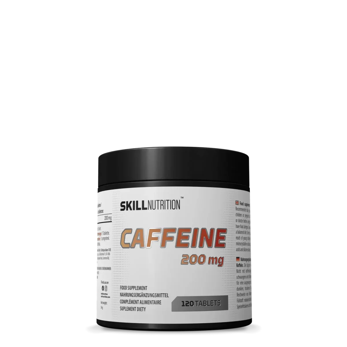Caffeine 200 mg - Skill Nutrition