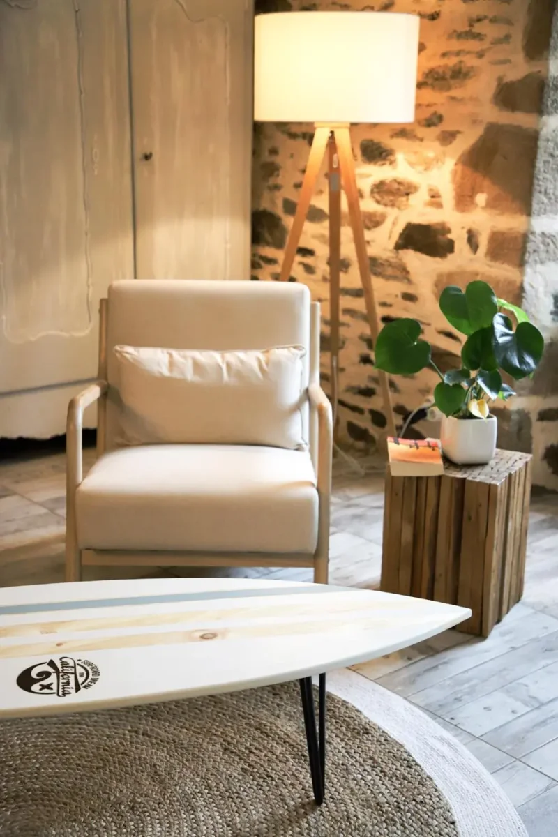 Table basse planche de surf « Panama » – Image 9