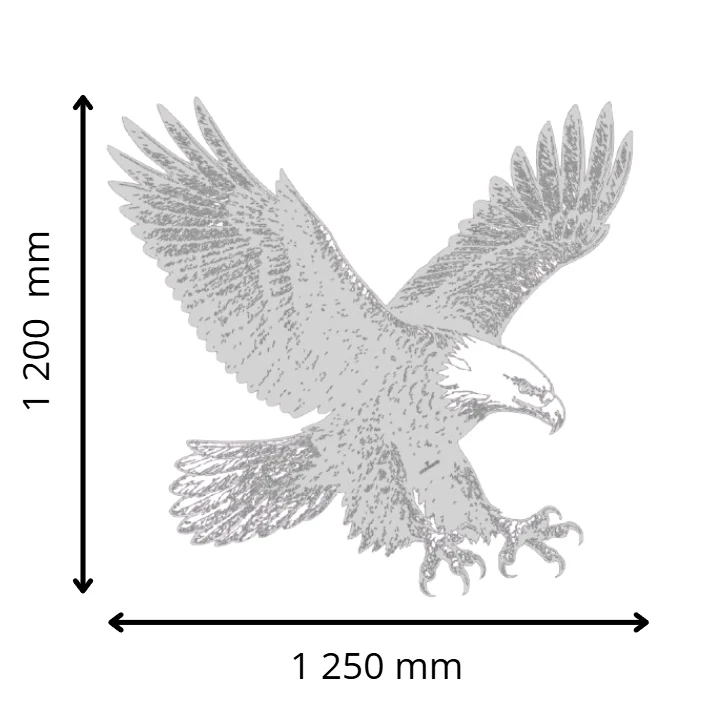 Aigle Royal Acier Corten – Image 3