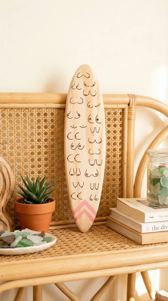 Planche de surf « Mini rose sunset » – Image 2