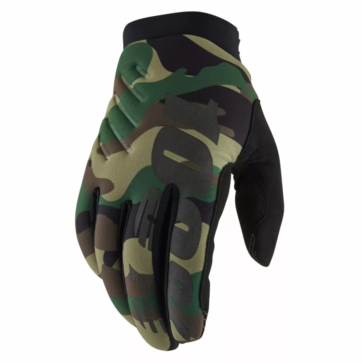 Gants 100% Brisker FA22 Camouflage/ Noir