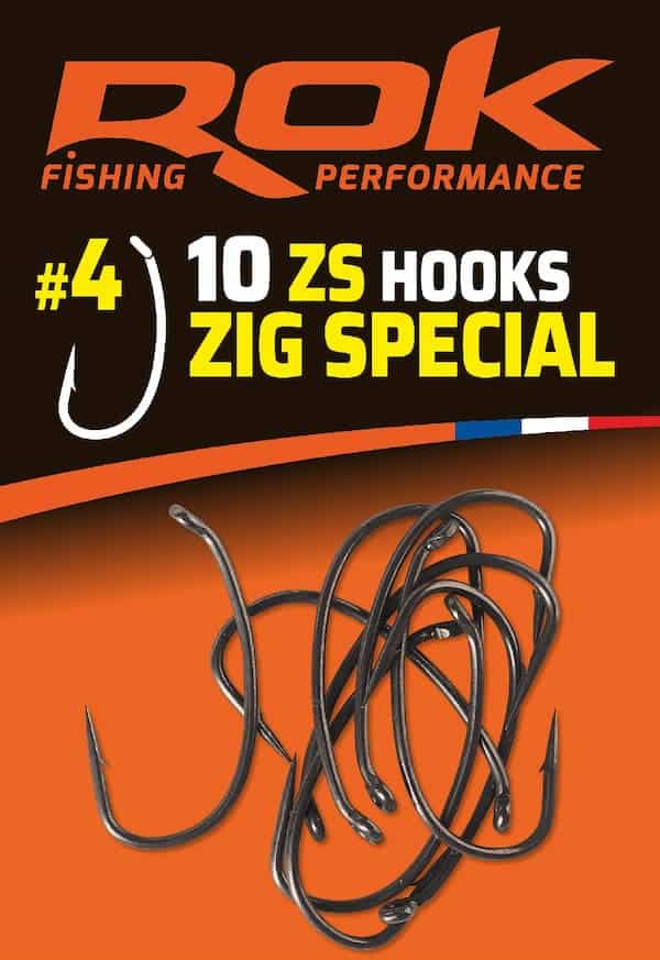 Hameçons Zig Spécial de chez rok fishing