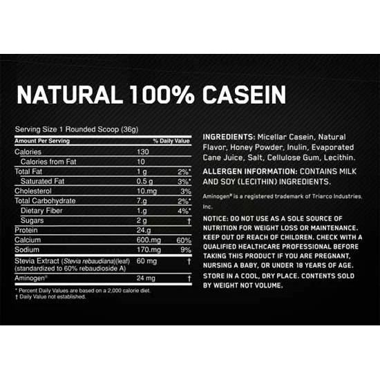 100% Casein Gold Standard - Optimum Nutrition – Image 3
