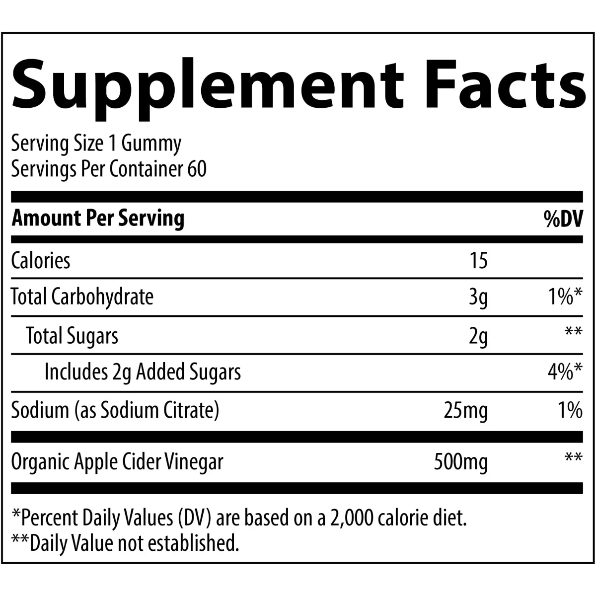 Apple Cider Vinegar Gummy – Image 2