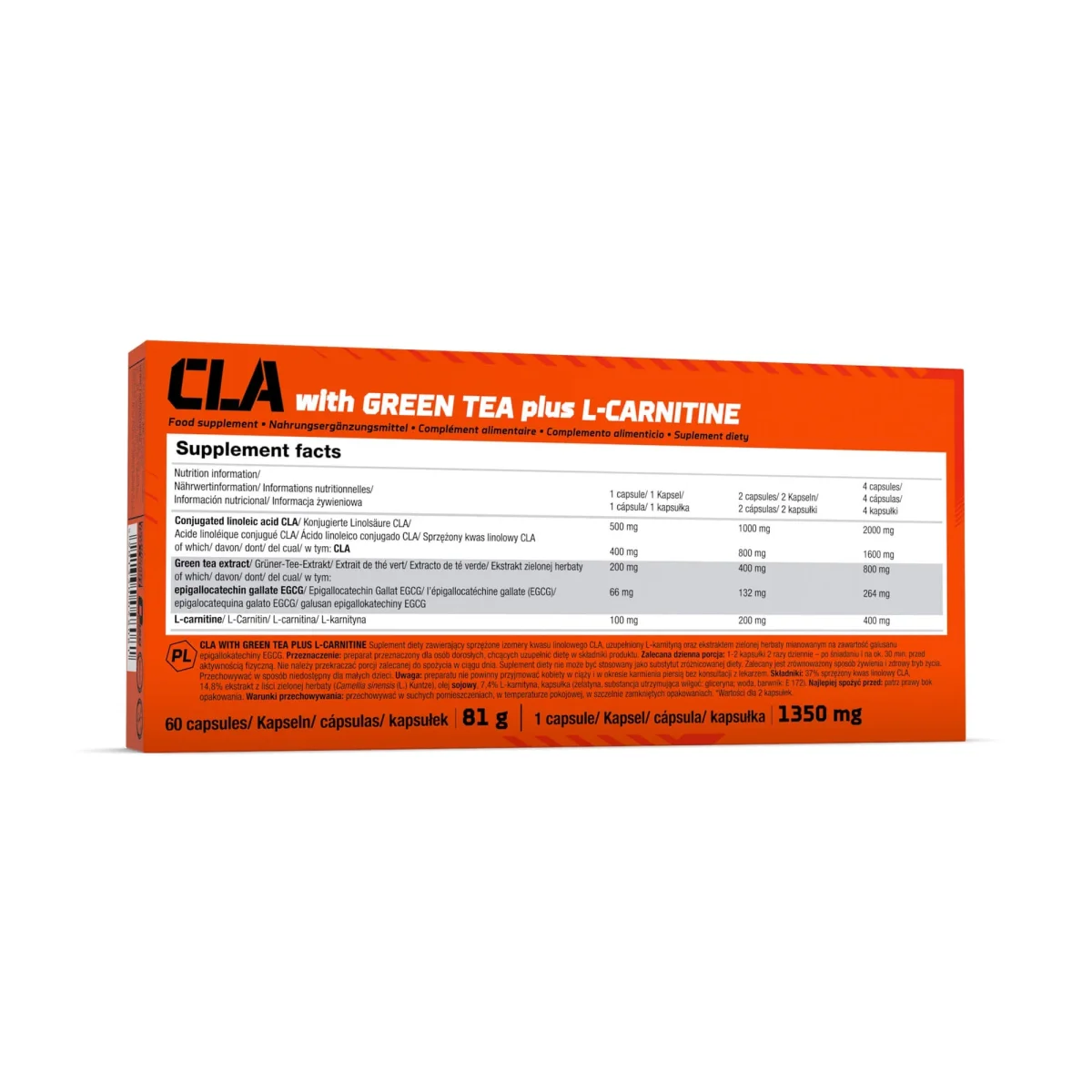 Olimp Nutrition - CLA with Green Tea plus L-Carnitine – Image 2