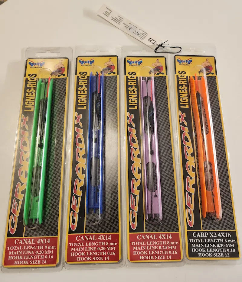 Lot de 4 Lignes Montées Gérardix – Qualité Premium | 12 €