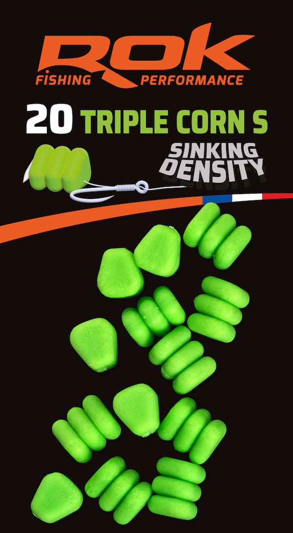 Mais artificiel de type Triple Corn – RokFishing
